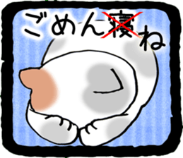 LUCKY Japanese CAT sticker #5563984