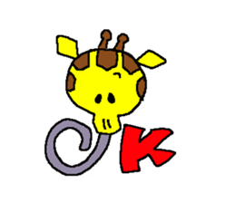 Beroun of giraffe sticker #5564356