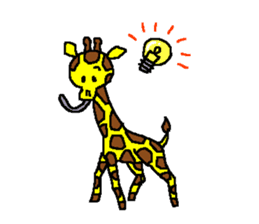 Beroun of giraffe sticker #5564381