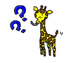 Beroun of giraffe sticker #5564383