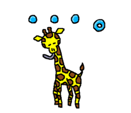 Beroun of giraffe sticker #5564387