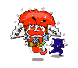 kabuki de gozaru shishimaru-kun sticker #5564748