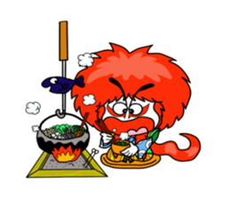 kabuki de gozaru shishimaru-kun sticker #5564749