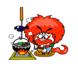 kabuki de gozaru shishimaru-kun sticker #5564749