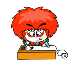 kabuki de gozaru shishimaru-kun sticker #5564750