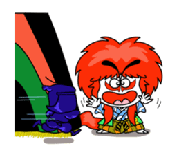 kabuki de gozaru shishimaru-kun sticker #5564760