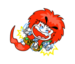 kabuki de gozaru shishimaru-kun sticker #5564763