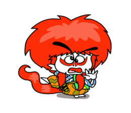 kabuki de gozaru shishimaru-kun sticker #5564765