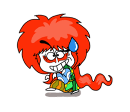 kabuki de gozaru shishimaru-kun sticker #5564767