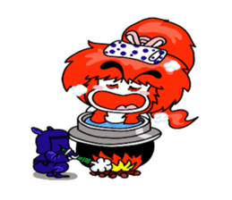 kabuki de gozaru shishimaru-kun sticker #5564768