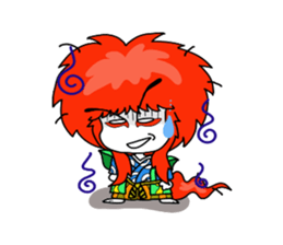 kabuki de gozaru shishimaru-kun sticker #5564774