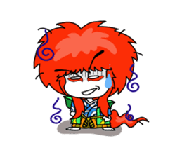 kabuki de gozaru shishimaru-kun sticker #5564774