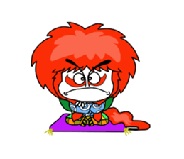 kabuki de gozaru shishimaru-kun sticker #5564777