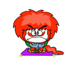 kabuki de gozaru shishimaru-kun sticker #5564777