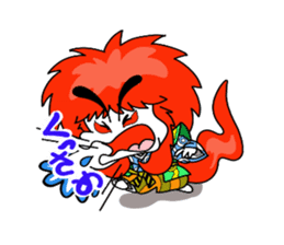 kabuki de gozaru shishimaru-kun sticker #5564778