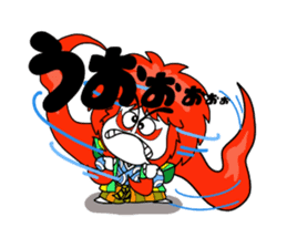 kabuki de gozaru shishimaru-kun sticker #5564779