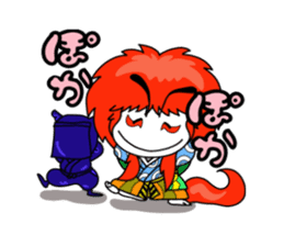kabuki de gozaru shishimaru-kun sticker #5564786