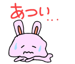 A word of rabbit sticker #5565017