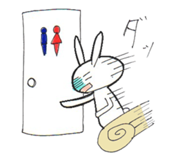 inabaua-I express NO in rabbits sticker #5565075