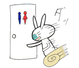 inabaua-I express NO in rabbits sticker #5565075