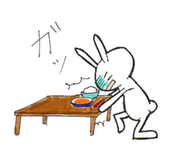 inabaua-I express NO in rabbits sticker #5565076