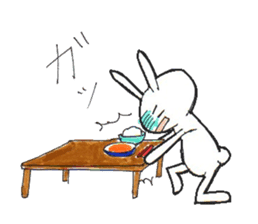 inabaua-I express NO in rabbits sticker #5565076