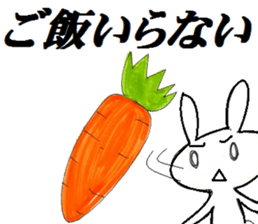 inabaua-I express NO in rabbits sticker #5565082