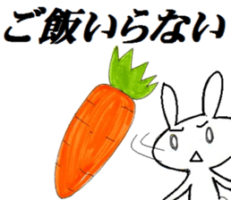 inabaua-I express NO in rabbits sticker #5565082