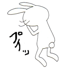 inabaua-I express NO in rabbits sticker #5565103