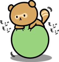 Mr. POKORIN racoon dog sticker #5565587