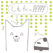 kisyu-inu & mini-panda sticker #5565846