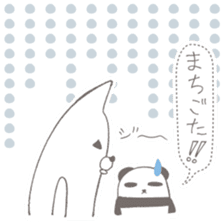 kisyu-inu & mini-panda sticker #5565847