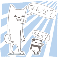 kisyu-inu & mini-panda sticker #5565864