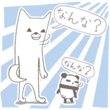 kisyu-inu & mini-panda sticker #5565864