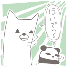 kisyu-inu & mini-panda sticker #5565865