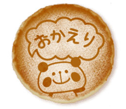 Panda cake message sticker #5566811