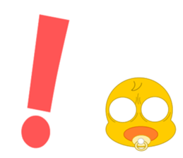 Always cheerful chick sticker #5567443