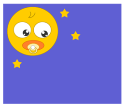 Always cheerful chick sticker #5567456