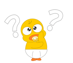 Always cheerful chick sticker #5567458