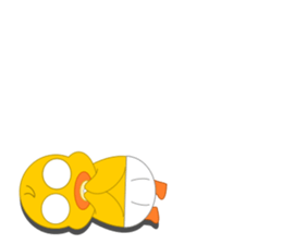 Always cheerful chick sticker #5567459