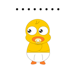 Always cheerful chick sticker #5567462