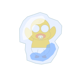 Always cheerful chick sticker #5567464