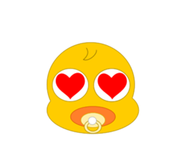 Always cheerful chick sticker #5567467