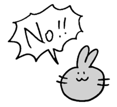 Rabit and his friends sticker #5567710