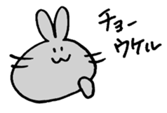 Rabit and his friends sticker #5567714