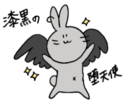 Rabit and his friends sticker #5567729