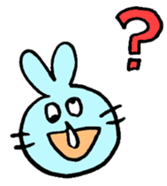 Rabit and his friends sticker #5567740