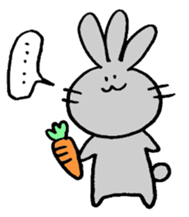 Rabit and his friends sticker #5567745
