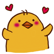 chick with japanese comment sticker #5567908