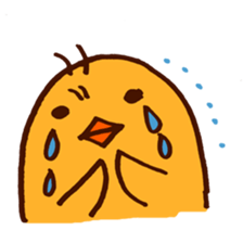 chick with japanese comment sticker #5567921